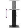 Adjustable Boat Seat Pedestal - 28-45.5 cm Steel | HipoMarket