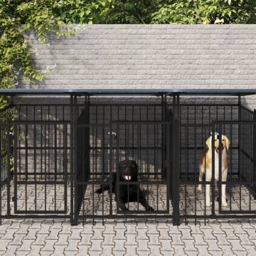 Outdoor Dog Kennel with Roof - Secure & Spacious 7.51 m²