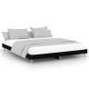 Black King Size Bed Frame 150x200 cm - Engineered Wood