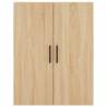 Highboard Sonoma Oak - Stylish Engineered Wood Storage Solution