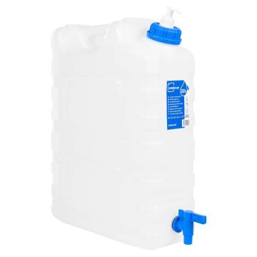 22L Water Container with Tap & Soap Dispenser - Durable & Portable