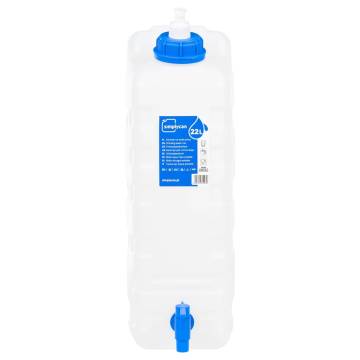 22L Water Container with Tap & Soap Dispenser - Durable & Portable