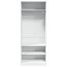 Wardrobe White 80x50x200 cm - Stylish & Durable Storage Solution