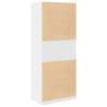 Wardrobe White 80x50x200 cm - Stylish & Durable Storage Solution