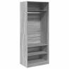 Stylish Grey Sonoma Wardrobe - 80x50x200 cm | HipoMarket