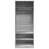 Stylish Grey Sonoma Wardrobe - 80x50x200 cm | HipoMarket