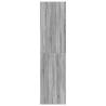 Stylish Grey Sonoma Wardrobe - 80x50x200 cm | HipoMarket