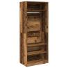 Stylish Wardrobe - Old Wood 80x50x200 cm - Hipomarket