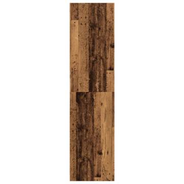 Stylish Wardrobe - Old Wood 80x50x200 cm - Hipomarket