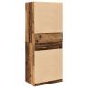 Stylish Wardrobe - Old Wood 80x50x200 cm - Hipomarket