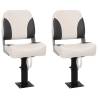 Adjustable 360° Boat Seats - 2 Pcs with Pedestal | Hipo Market