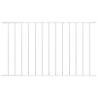 Fence Panel Powder-coated Steel 1.7x1.25 m - White