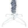 Slim Silver Christmas Tree 210 cm - Perfect Holiday Centerpiece