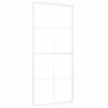 Sliding Door ESG Glass & Aluminium 90x205 cm - White