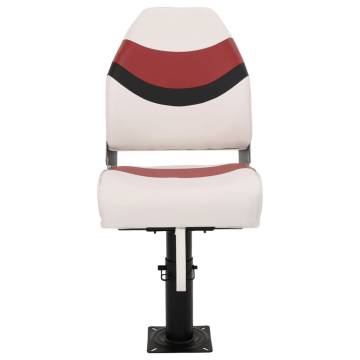 Height Adjustable 360° Rotatable Boat Seat with Pedestal