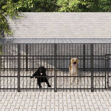 Outdoor Dog Kennel with Roof - Safety & Comfort | HipoMarket