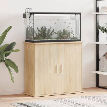 Aquarium Stand Sonoma Oak - Stylish & Durable 81x36x73 cm