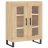 Elegant Highboard Sonoma Oak | 69.5x34x180 cm | Durable Design