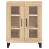 Elegant Highboard Sonoma Oak | 69.5x34x180 cm | Durable Design