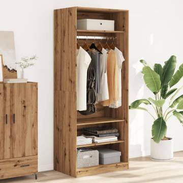 Wardrobe Artisan Oak 80x50x200 cm - Stylish Storage Solution