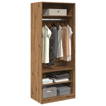 Wardrobe Artisan Oak 80x50x200 cm - Stylish Storage Solution