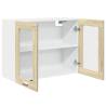 Hanging Glass Cabinet Sonoma Oak - Stylish Storage Solution