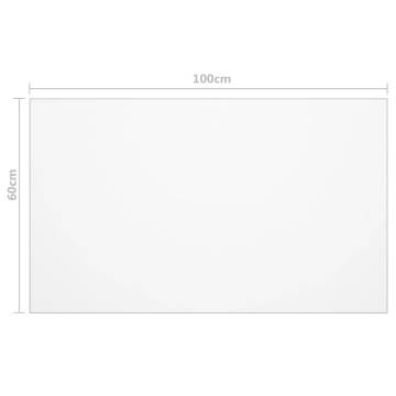 Transparent Table Protector 100x60 cm - 1.6 mm PVC