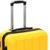 Durable Yellow Hardcase Trolley Set - 3 Pcs | HipoMarket UK