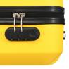 Durable Yellow Hardcase Trolley Set - 3 Pcs | HipoMarket UK