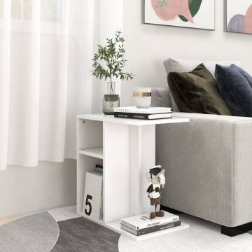 Trendy White Side Table | 50x30x50 cm | Hipomarket UK