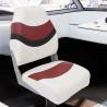  Boat Seats 2 pcs with Pedestal Height Adjustable 360° Rotatable Colour white and red Quantity in Package 2 Model with adjustable pedestal 