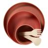 Bo Jungle 5 Piece Baby Tableware Set - CPLA Terracotta