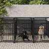  Outdoor Dog Kennel with Roof Steel 15.02 m² Size 782 x 198 x 128 cm Quantity in Package 1 