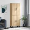  Highboard Sonoma Oak 69.5x34x180 cm Engineered Wood Colour sonoma oak Quantity in Package 1 Model 2 doors 