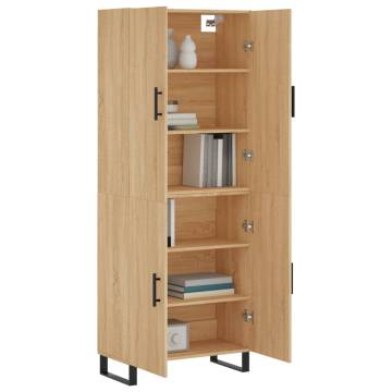 Highboard Sonoma Oak - Stylish Storage Cabinet | Hipo Market