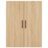 Highboard Sonoma Oak - Stylish Storage Cabinet | Hipo Market