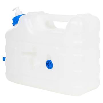 Durable 12L Water Container with Tap & Soap Dispenser