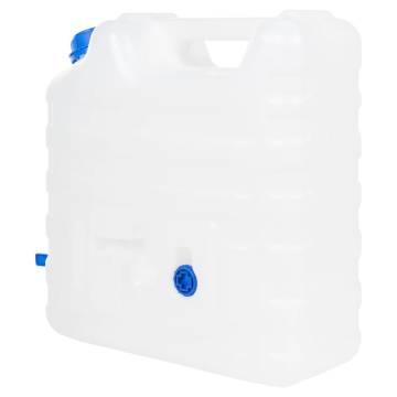 17L Transparent Water Container with Tap - Durable & Portable