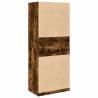 Smoked Oak Wardrobe 80x50x200 cm | Stylish & Compact Storage