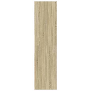 Stylish Sonoma Oak Wardrobe - 80x50x200 cm Engineered Wood