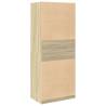 Stylish Sonoma Oak Wardrobe - 80x50x200 cm Engineered Wood