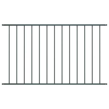 Fence Panel Powder-coated Steel 1.7x0.75 m Anthracite - HipoMarket