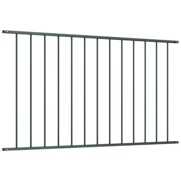 Fence Panel Powder-coated Steel 1.7x0.75 m Anthracite - HipoMarket