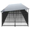 Outdoor Dog Kennel with Roof - Safe & Spacious 16.89 m²