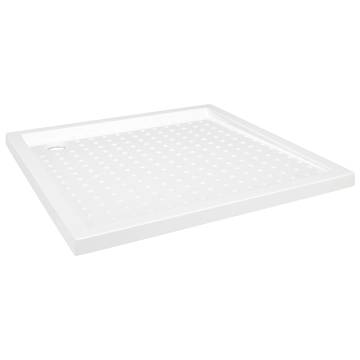 Shower Base Tray with Dots White 90x90 cm | Hipomarket