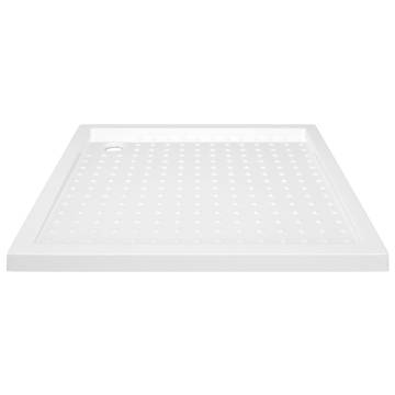 Shower Base Tray with Dots White 90x90 cm | Hipomarket