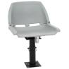  Boat Seat with Pedestal Height Adjustable 360° Rotatable Colour grey Quantity in Package 1 Model with adjustable pedestal 