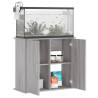 Aquarium Stand Grey Sonoma 81x36x73 cm - Durable & Stylish