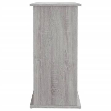 Aquarium Stand Grey Sonoma 81x36x73 cm - Durable & Stylish