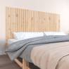  Wall Headboard 204x3x90 cm Solid Wood Pine Colour natural Size 204 x 90 cm Quantity in Package 1 